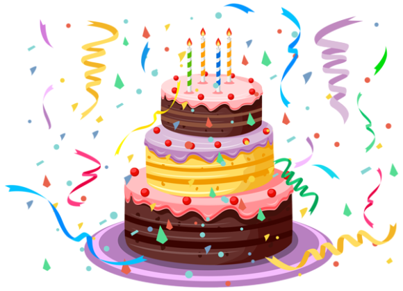 4 2 birthday cake png file