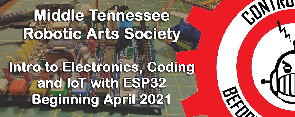 New Workshop - Intro to Electronics, Coding and IoT with ESP32